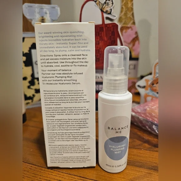 Nib! Balance me hyaluronic plumping mist 1.52 fl. Oz. For all skin types - Picture 4 of 5